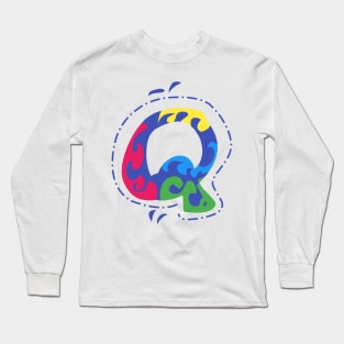 Letter Q Long Sleeve T-Shirt